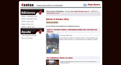 Desktop Screenshot of 4zetas.com.ar